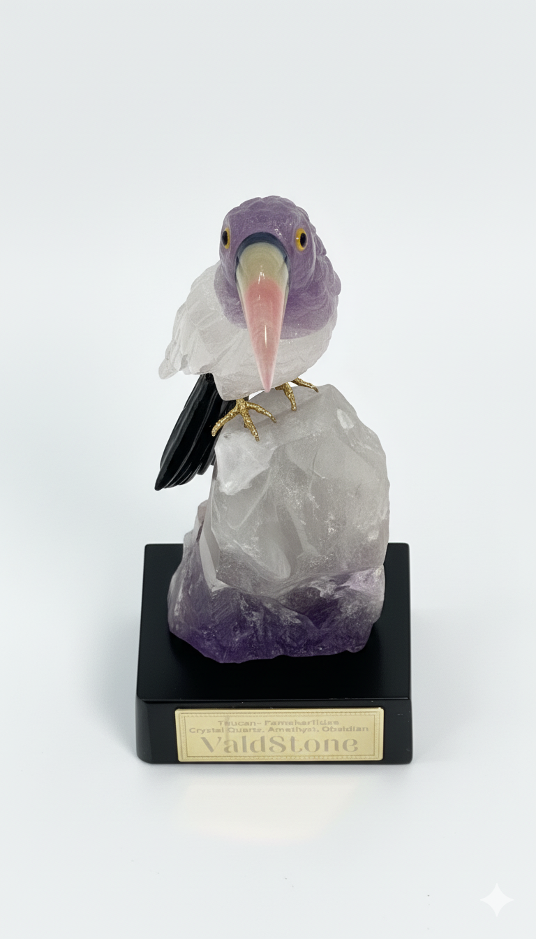 Handcrafted Toucan Sculpture - Image 2