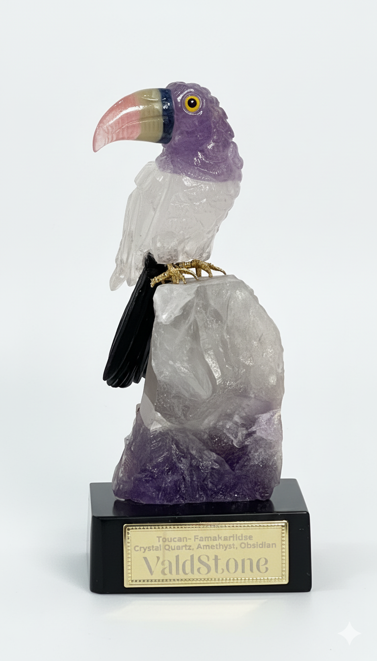 Handcrafted Toucan Sculpture - Image 5